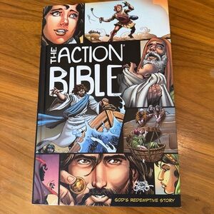 Action Bible : God's Redemptive Story  (2020 Hardcover) Kids Bible Graphic Bible